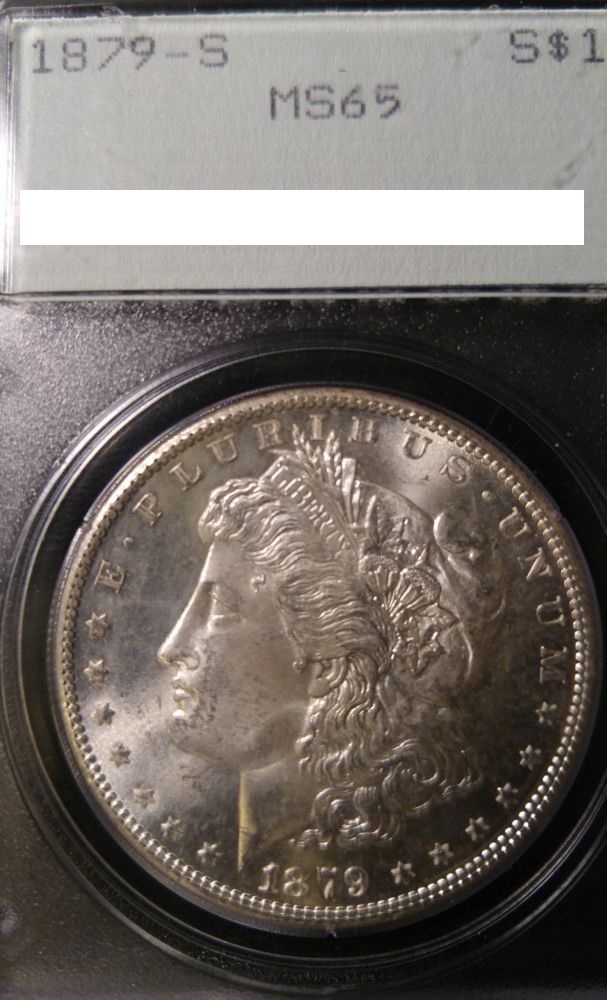 1879-S-Morgan--Old-PCGS-Holder,-Real-Old